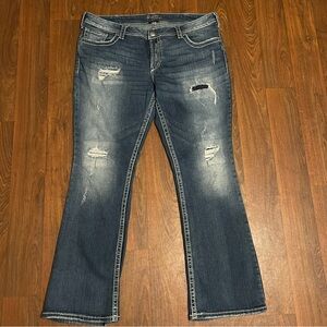 Silver Jeans Pioneer Bootcut Plus Size Jeans Size 20x33 41”